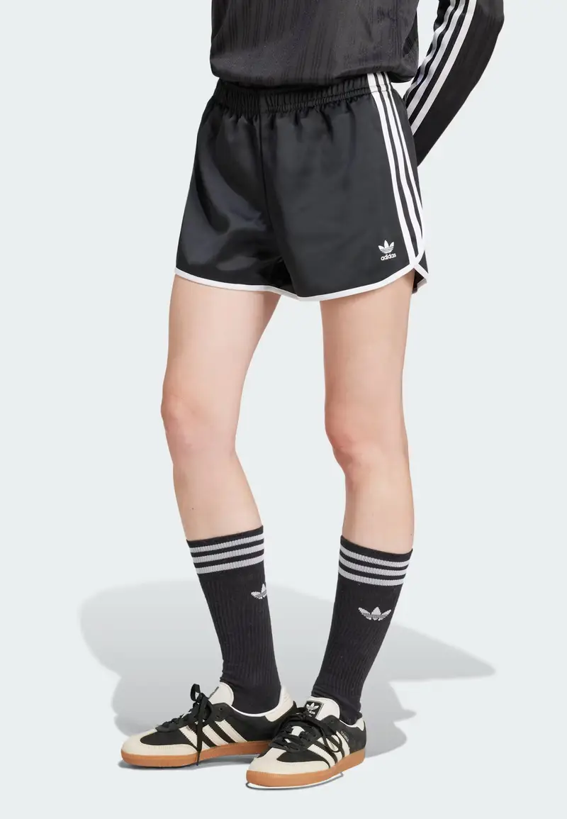 Pantaloni Adicolor nero / bianco miniatura 2