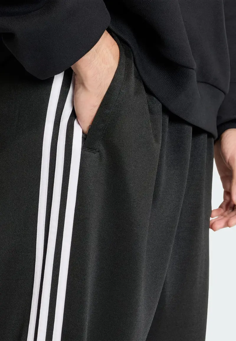 Pantaloni 'Adicolor' nero / bianco miniatura 2