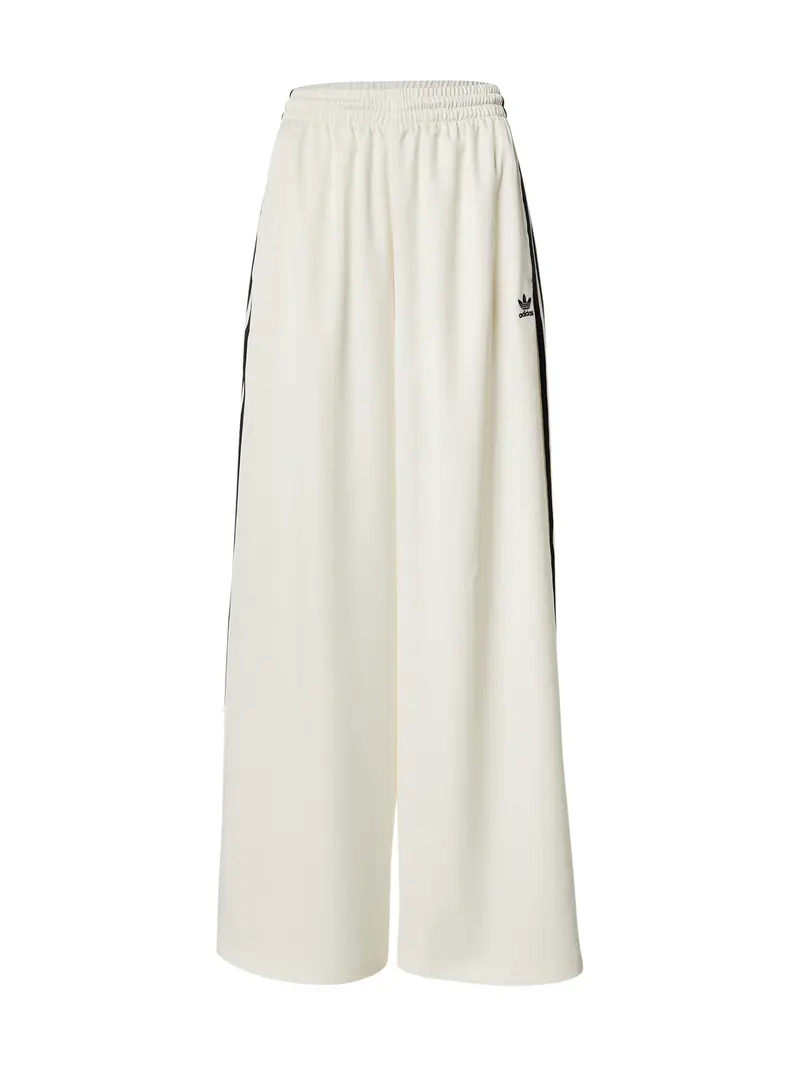 ADIDAS ORIGINALS Pantaloni 'Adicolor'  nero / bianco naturale