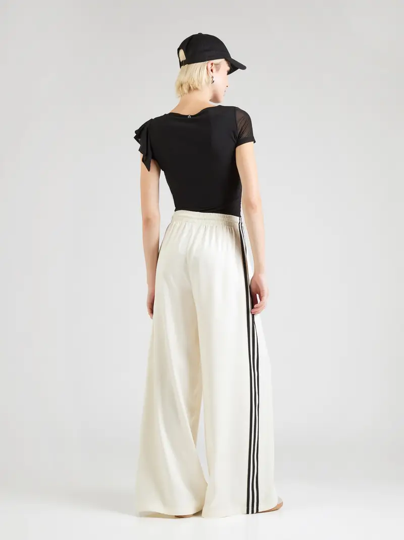 ADIDAS ORIGINALS Pantaloni 'Adicolor' nero / bianco naturale miniatura 2