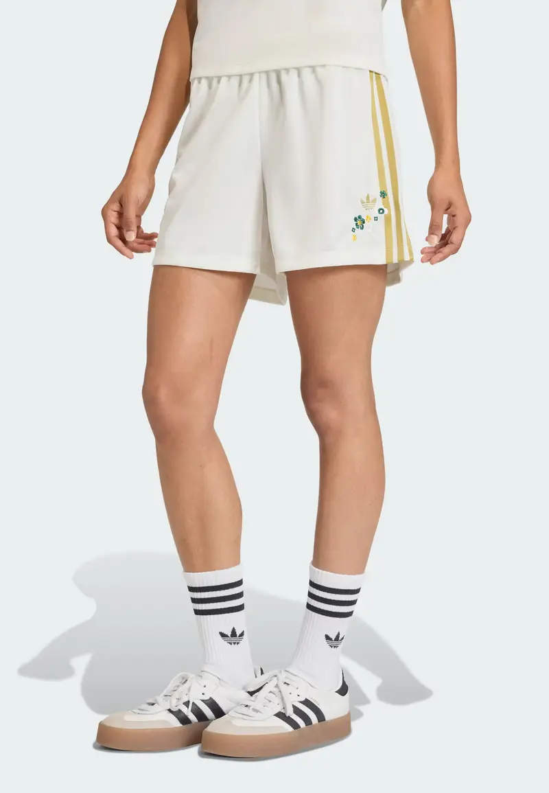 Pantaloni Adidas Originals x Liberty London Firebird giallo / oro / verde / bianco miniatura 2