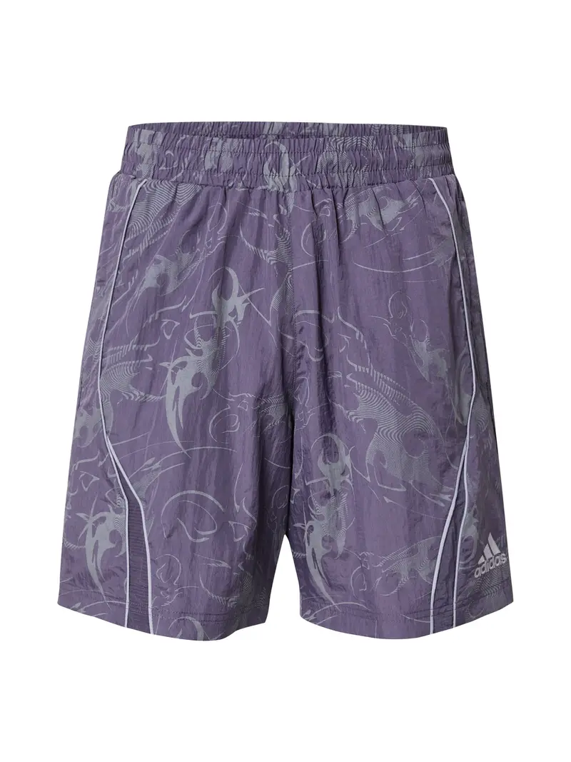 ADIDAS ORIGINALS Pantaloni 'ADILENIUM' grigio / grigio argento / lilla scuro