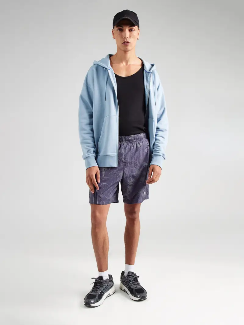 ADIDAS ORIGINALS Pantaloni 'ADILENIUM' grigio / grigio argento / lilla scuro miniatura 3