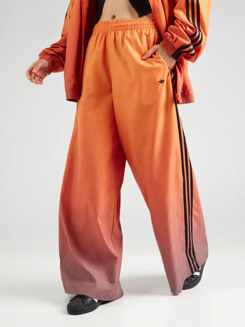 Pantaloni arancione / borgogna miniatura 2