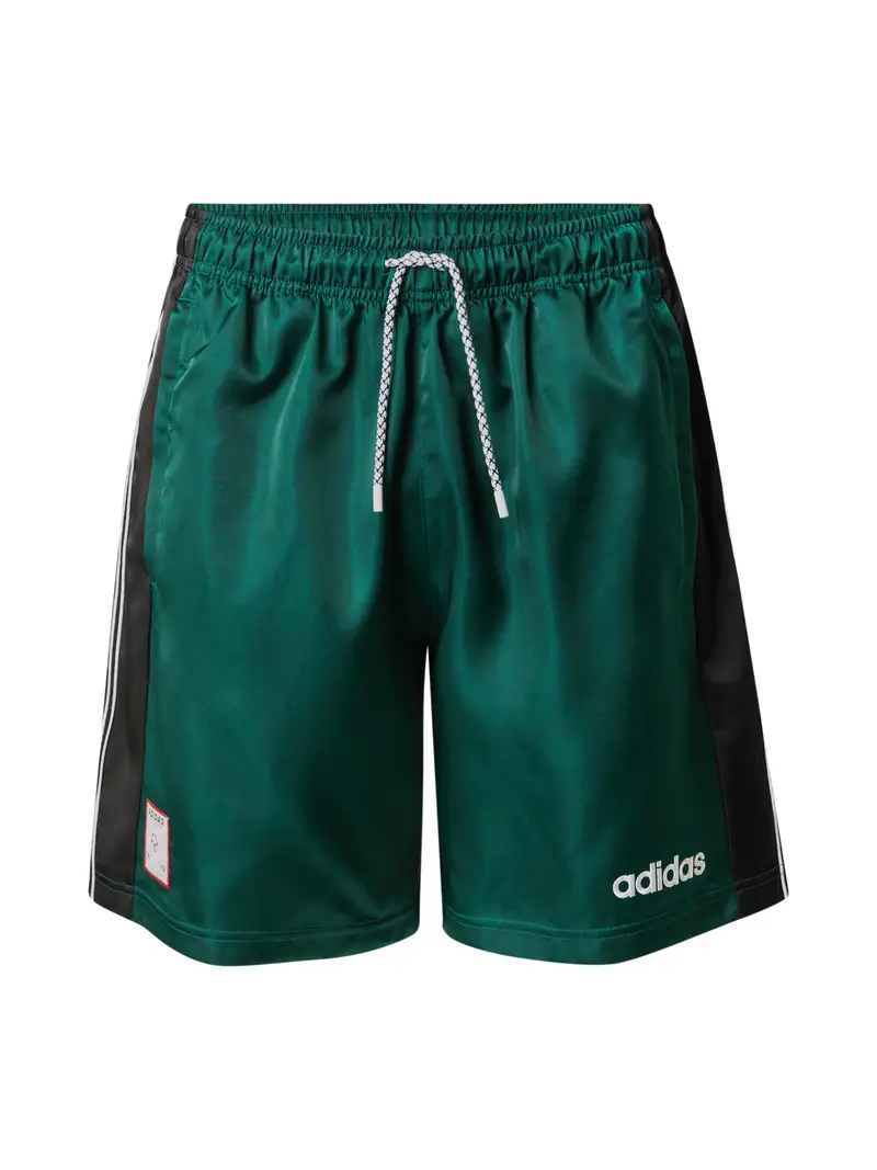 Pantaloni ARCHIVE smeraldo / bianco