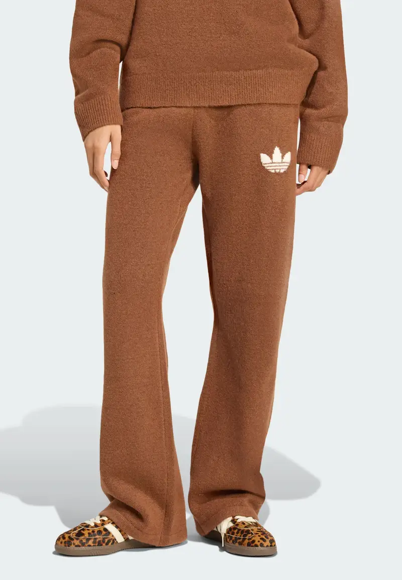 Pantaloni 'Athletic Dept' crema / cognac miniatura 2