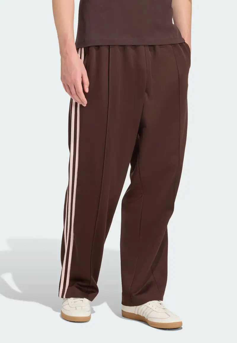 Adidas Originals Pantaloni Baggy Track cioccolato miniatura 2