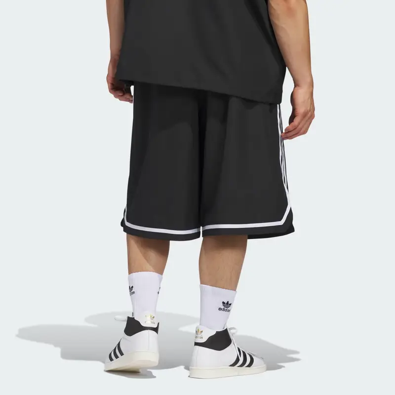 Pantaloni Basketball Long nero / bianco miniatura 3