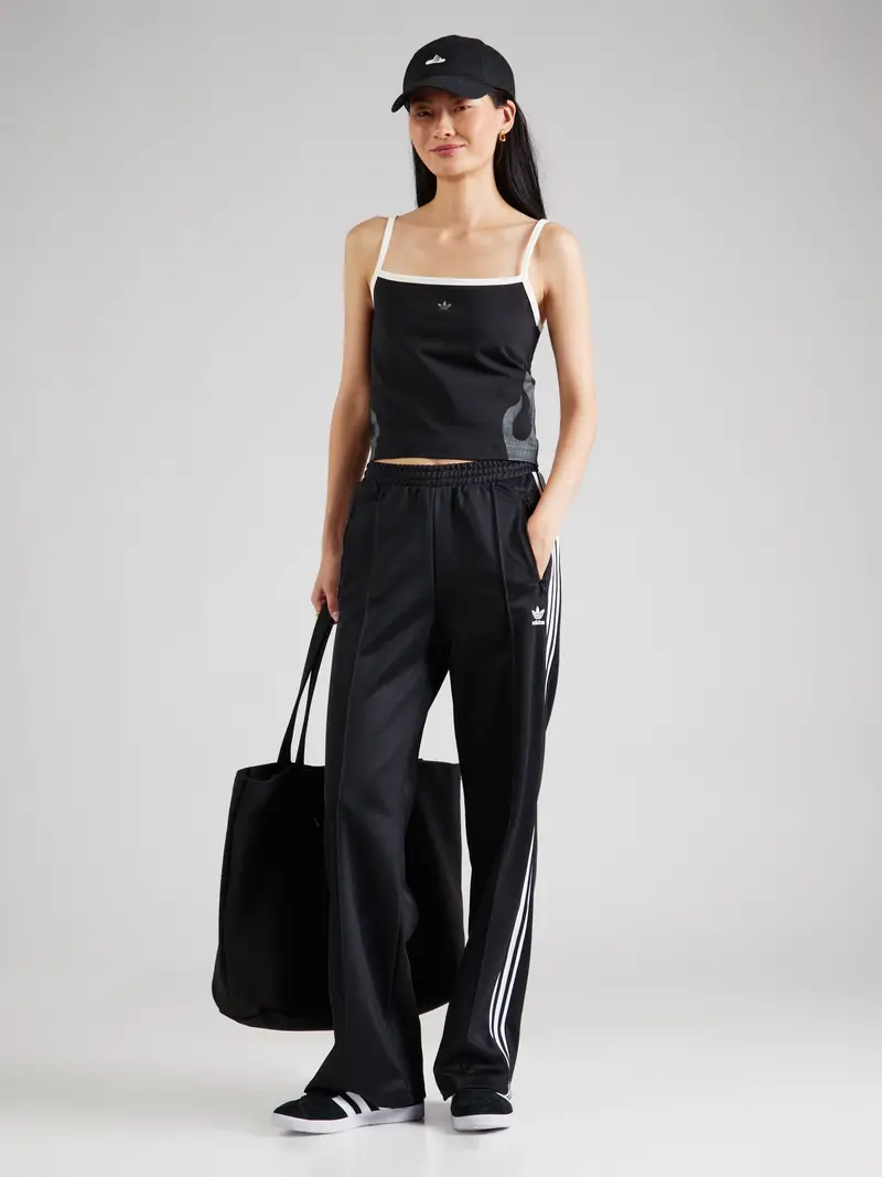 ADIDAS ORIGINALS Pantaloni 'BECKENBAUER' nero / bianco miniatura 3