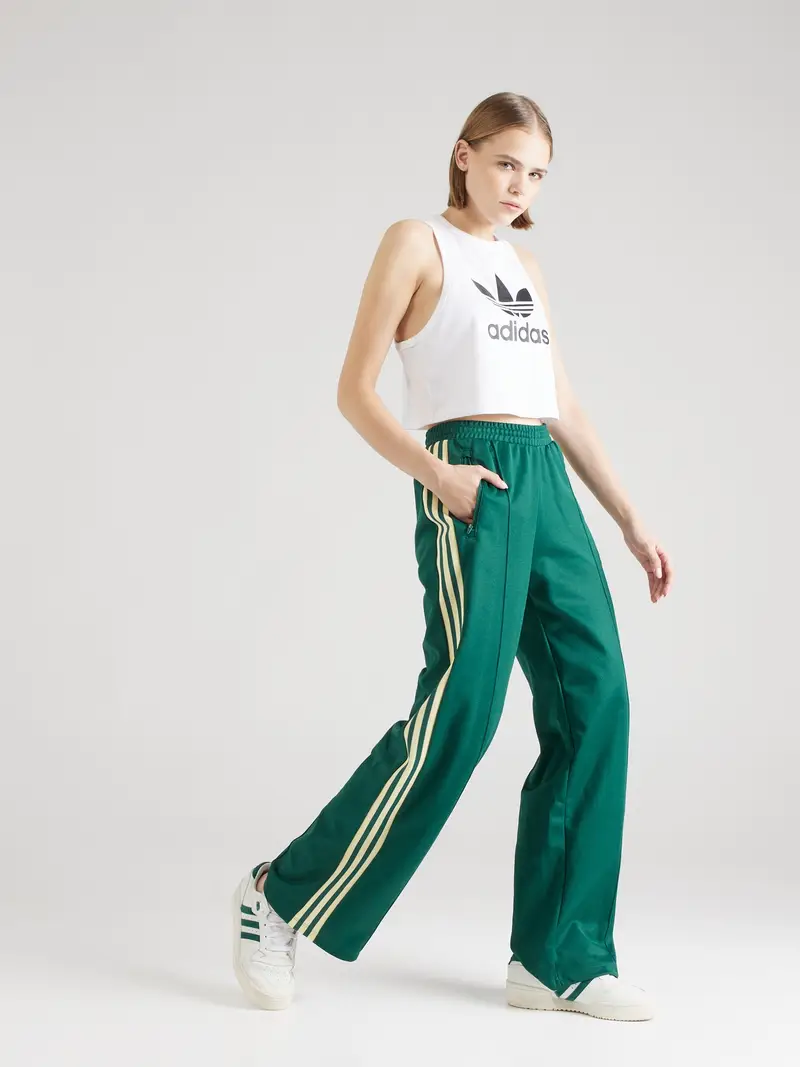 ADIDAS ORIGINALS Pantaloni beige chiaro / verde miniatura 3