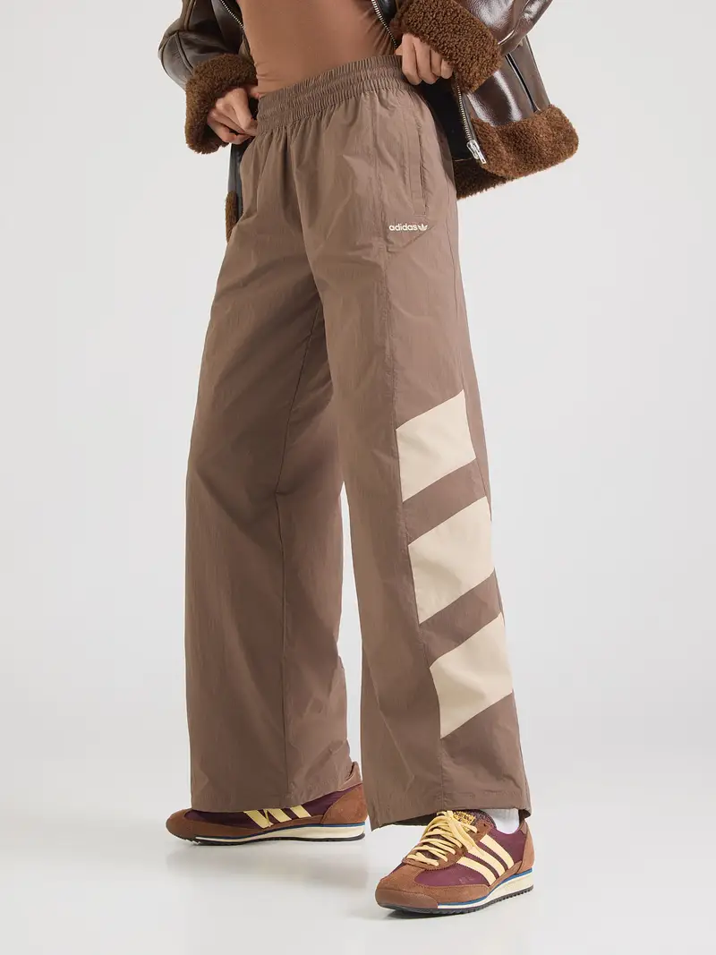 Pantaloni BLOCKED marrone / mocca miniatura 3