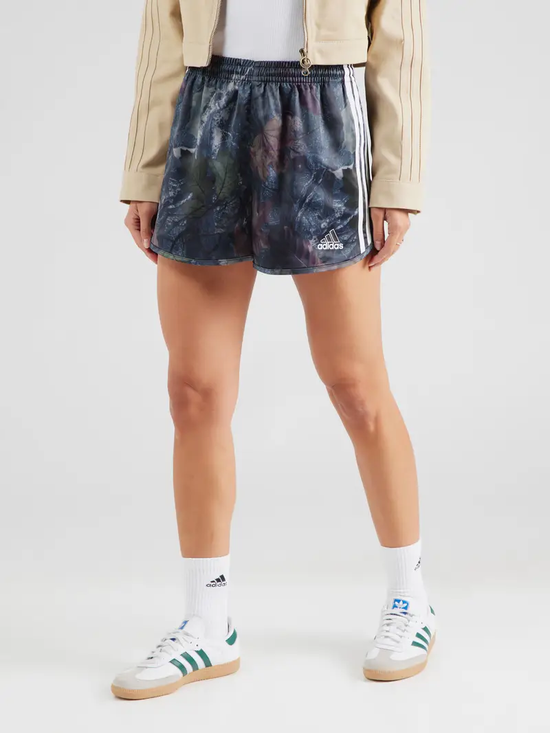 Pantaloni blu / lilla / nero / bianco miniatura 3