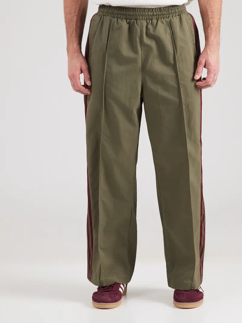 Pantaloni BRITCORE cachi / bordeaux miniatura 2