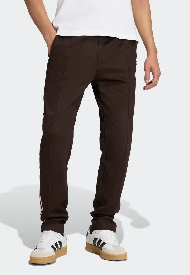 Pantaloni 'Classic' marrone scuro / offwhite miniatura 2