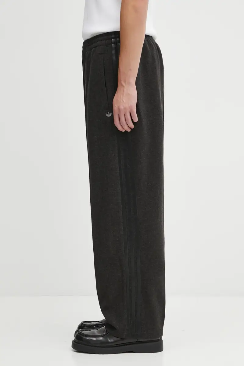 pantaloni con aggiunta di cotone bambini Wool Tp uomo colore nero con applicazione JV7607 miniatura 2