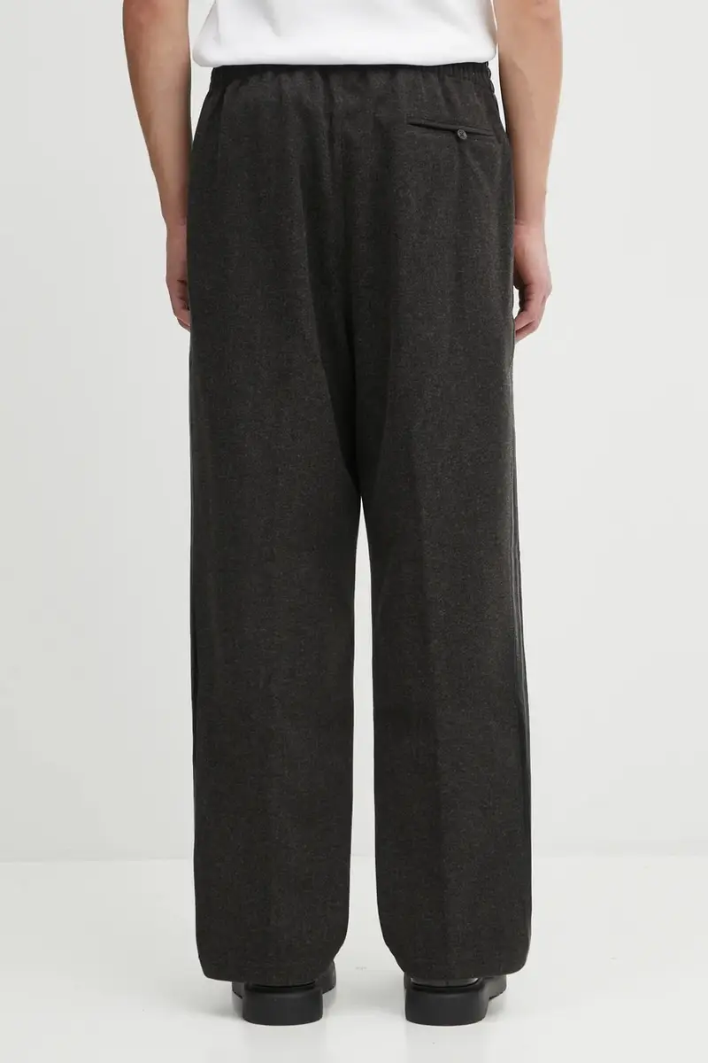 pantaloni con aggiunta di cotone bambini Wool Tp uomo colore nero con applicazione JV7607 miniatura 3