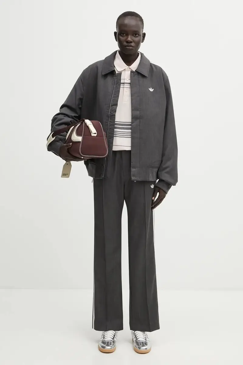 pantaloni con lana Wb Wool Pant colore grigio KB2318 miniatura 5