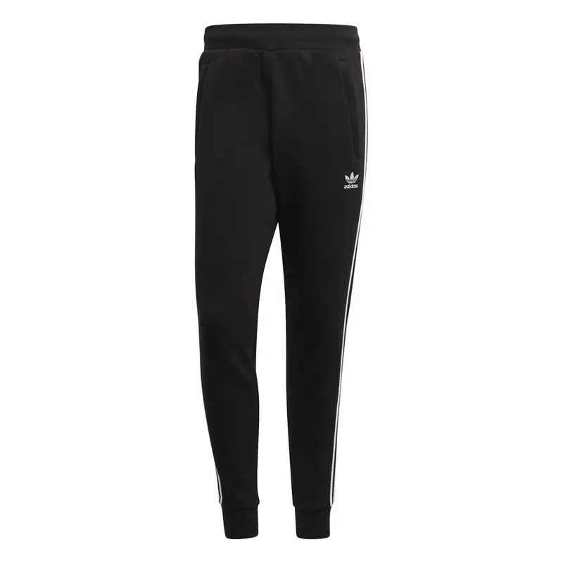 pantaloni con polsino triband aa nero uomo XS