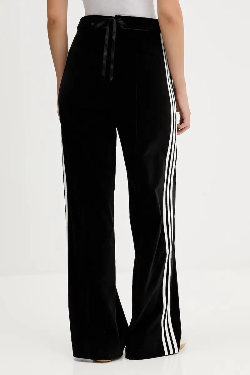 pantaloni da tuta in velluto Velvet donna colore nero KF2304 miniatura 3