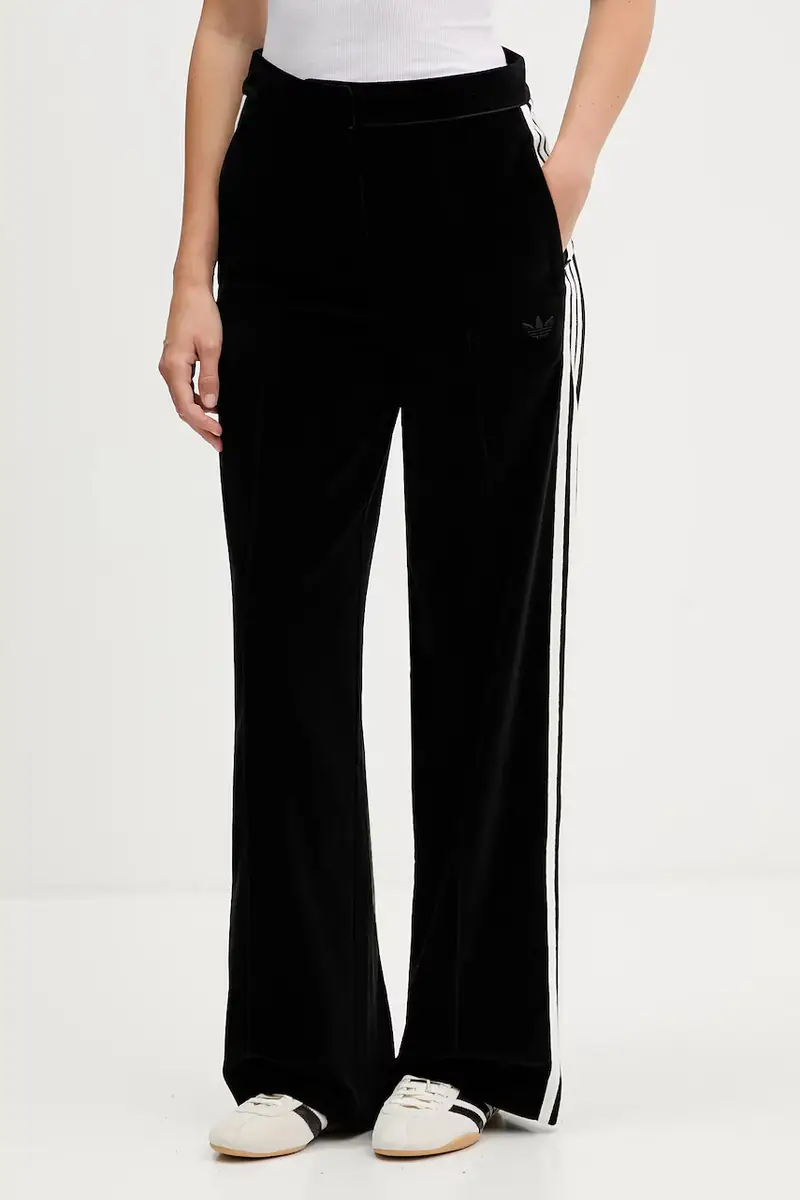 pantaloni da tuta in velluto Velvet donna colore nero KF2304