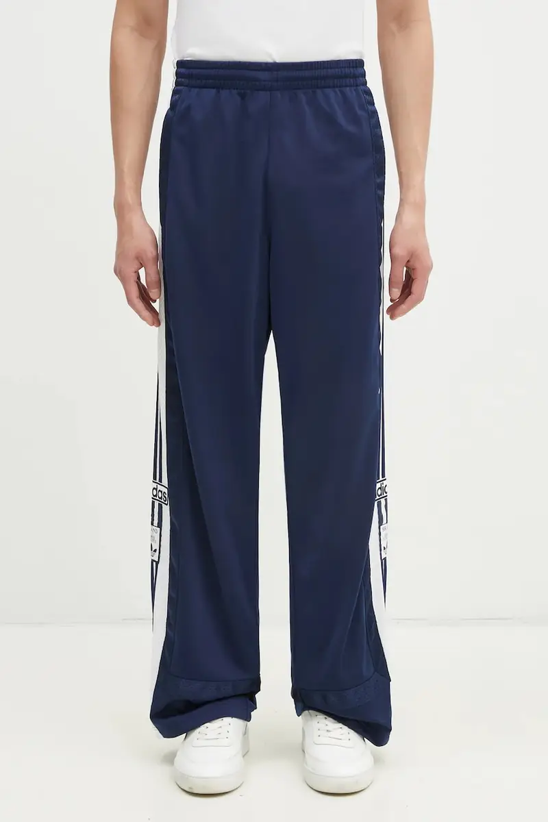 pantaloni della tuta Adibreak colore blu navy con applicazione JD4268