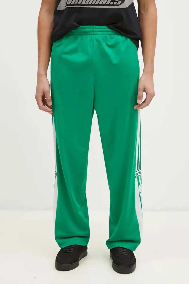 pantaloni della tuta Adibreak colore verde con applicazione JP3762