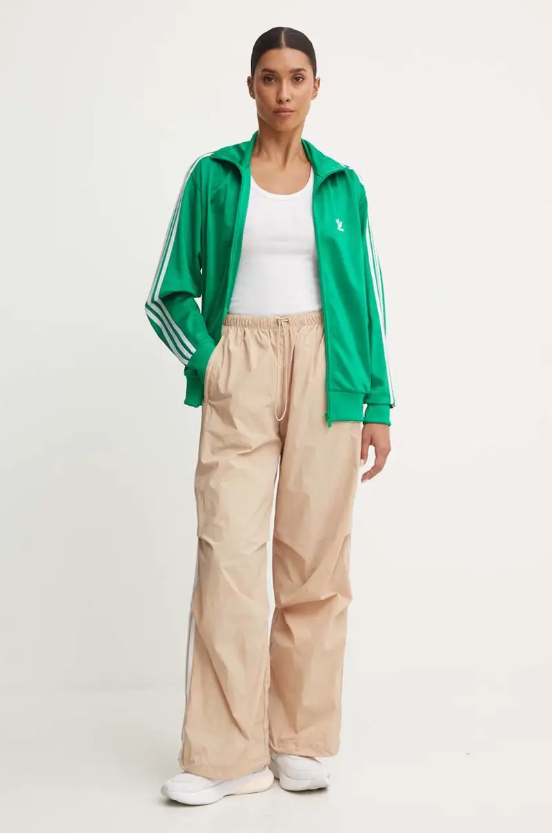 pantaloni della tuta colore beige con applicazione IY7252 miniatura 2