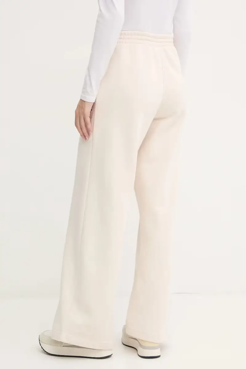 pantaloni della tuta Femme Galore Wideleg Fleece Pants colore beige JN3027 miniatura 3