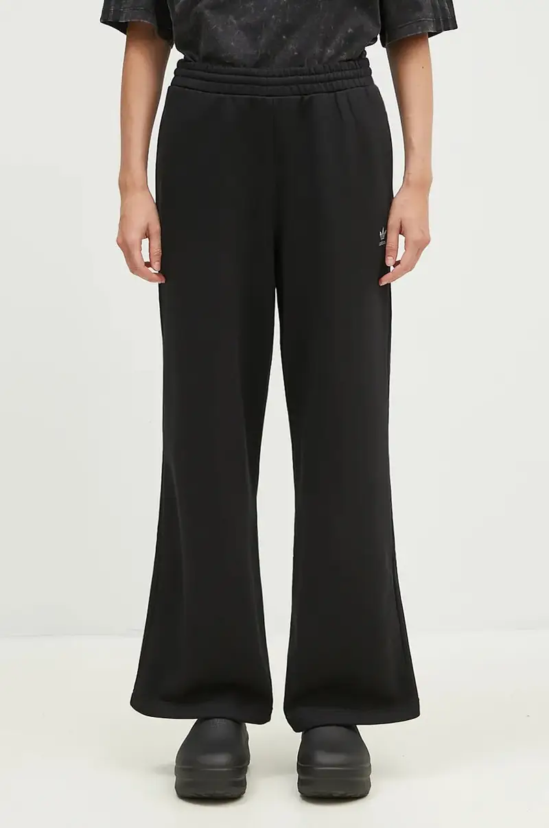 pantaloni della tuta Femme Galore Wideleg Fleece Pants colore nero JN3030