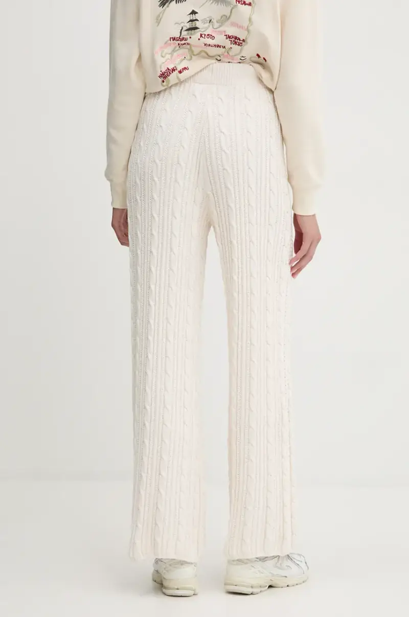 pantaloni della tuta KNTD Jogger Beige miniatura 3