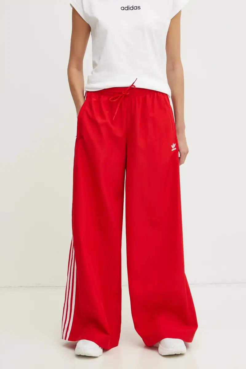 pantaloni della tuta OVERSIZED TP colore rosso con applicazione JD3388 miniatura 4