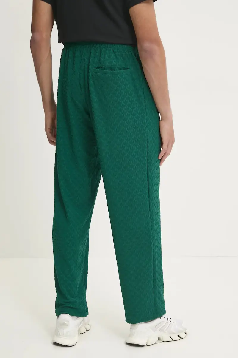 pantaloni della tuta Q12 MONOGRAM TR colore verde JD0699 miniatura 3