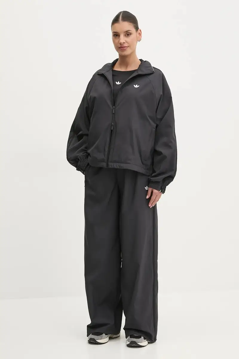 pantaloni della tuta WOVEN TP donna colore nero con applicazione JX9206 miniatura 2