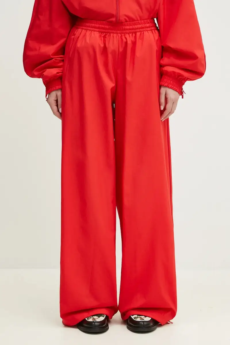 pantaloni della tuta WOVEN TP donna colore rosso JX9205