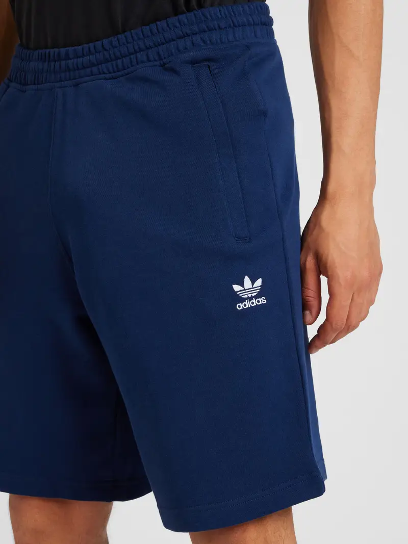 Pantaloni 'Essentials' blu scuro / bianco miniatura 3