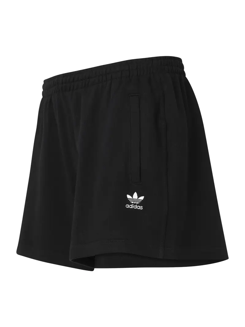 ADIDAS ORIGINALS Pantaloni 'Essentials' nero / bianco miniatura 2
