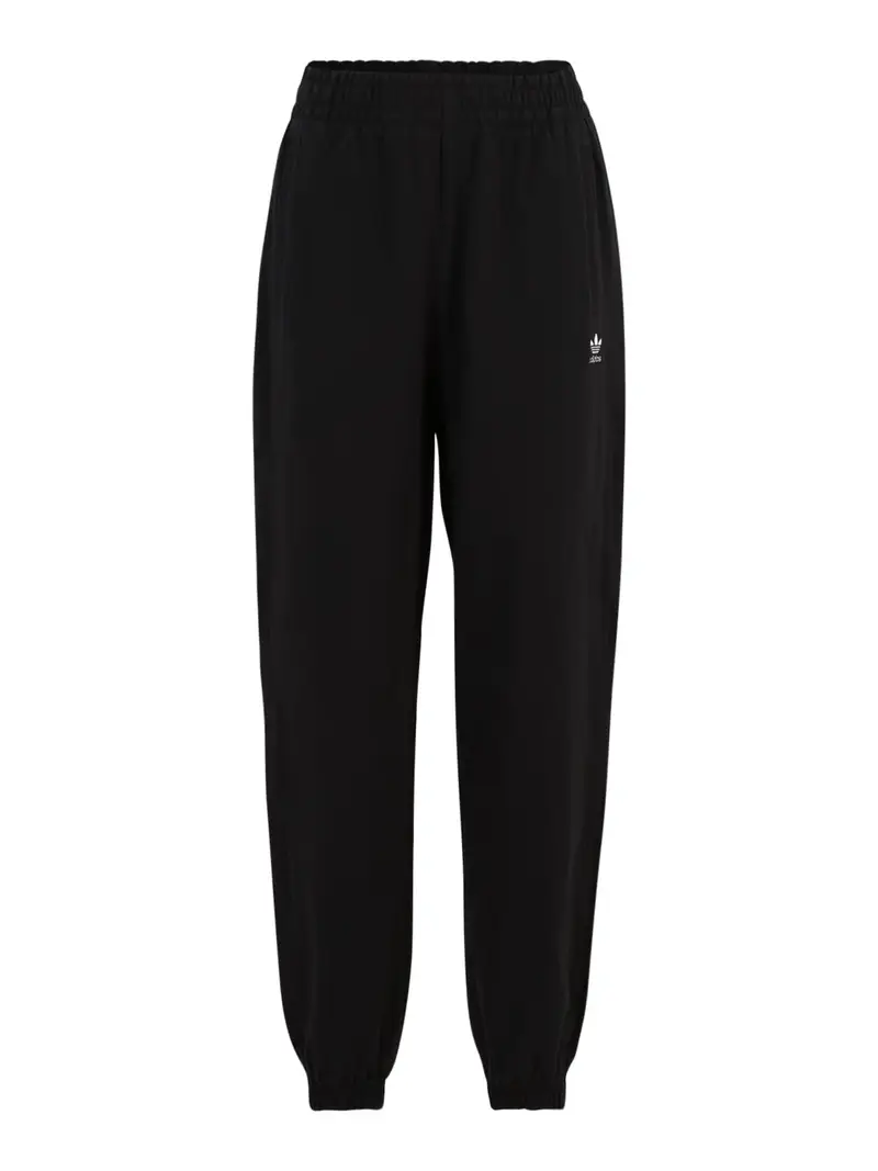 ADIDAS ORIGINALS Pantaloni 'Essentials'  nero / bianco