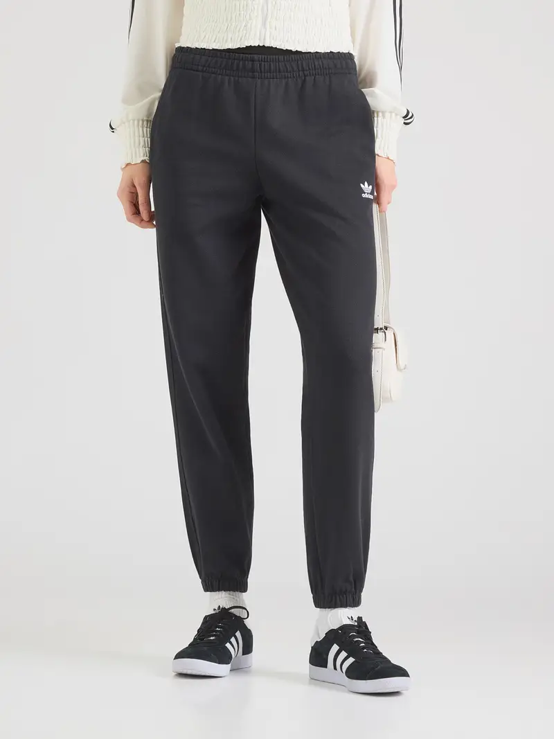 Pantaloni Essentials nero / bianco miniatura 2