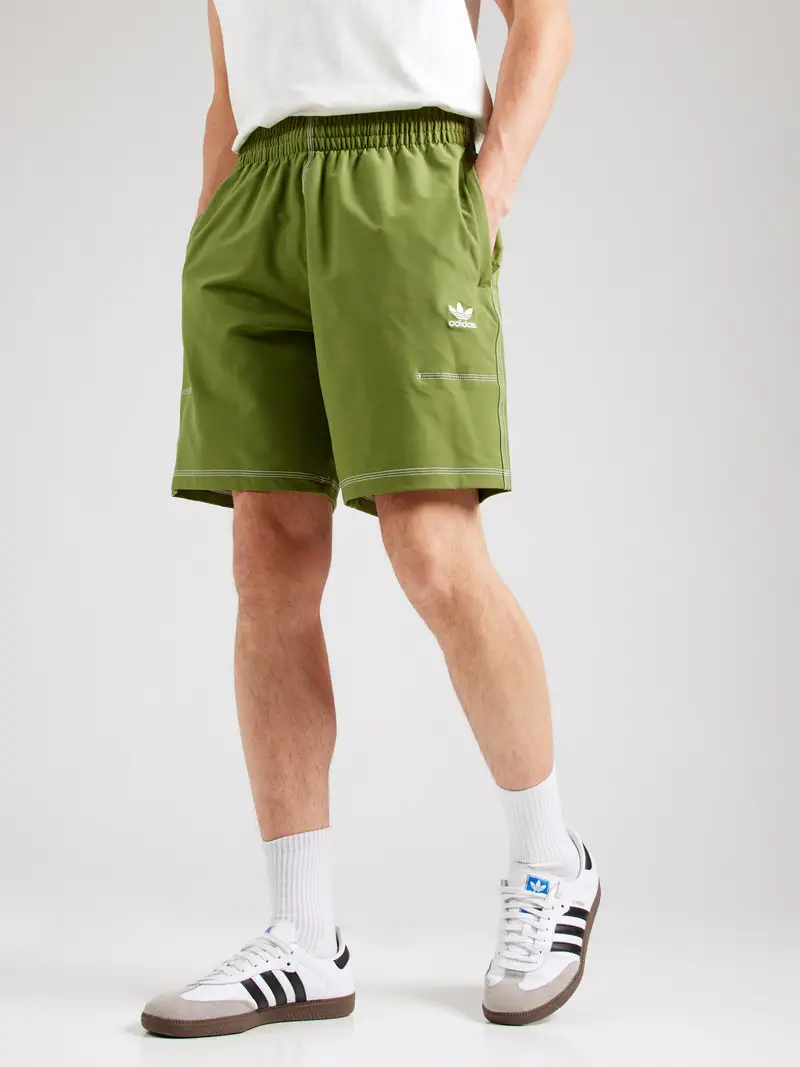 Pantaloni 'ESSENTIALS' oliva / bianco miniatura 2