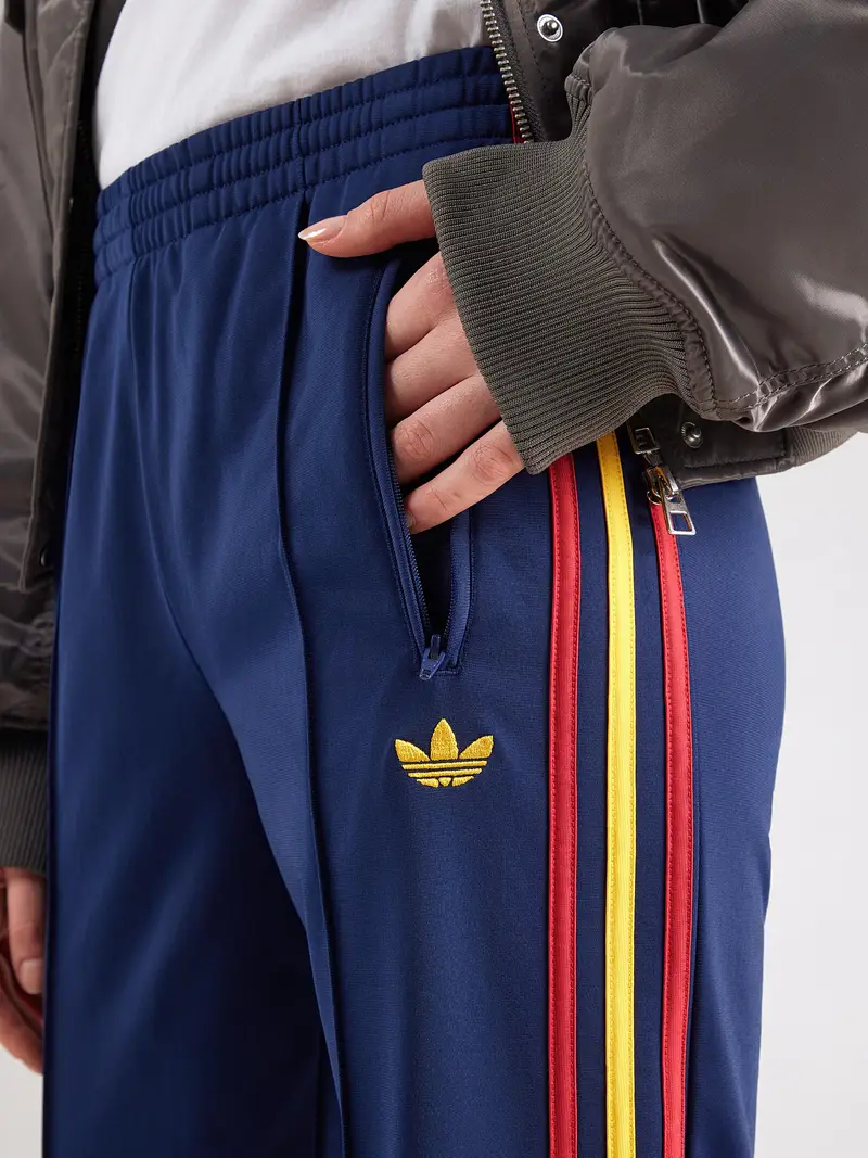 Pantaloni FB CLASSIC blu scuro / giallo / rosso miniatura 3