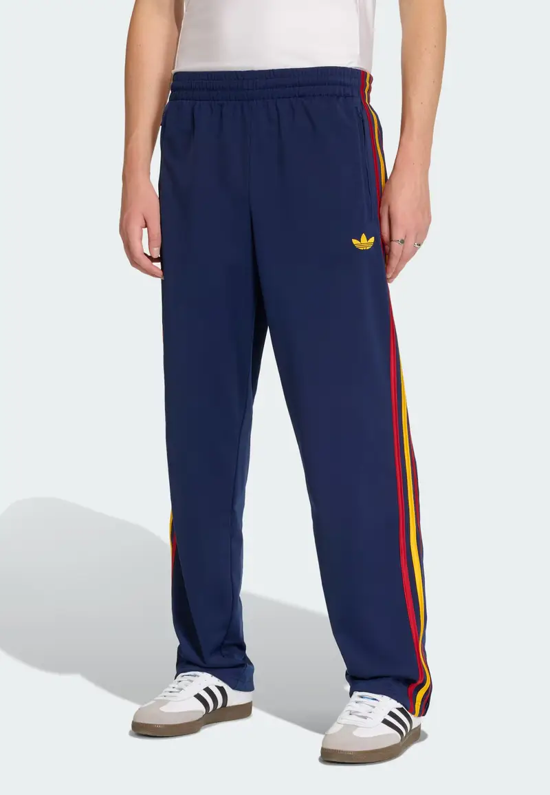 Pantaloni 'Firebird' blu scuro / giallo oro / rosso miniatura 3