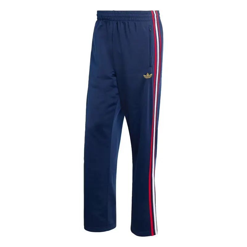 Pantaloni 'Firebird' blu scuro / oro / rosso / bianco