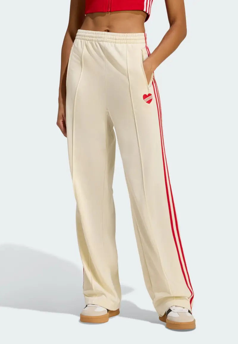 Pantaloni Firebird rosso scuro / bianco lana miniatura 2