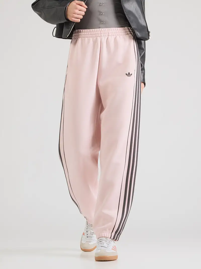 Pantaloni grafite / rosa miniatura 2