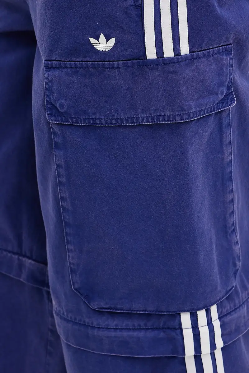 pantaloni in cotone CARGO PANTS uomo colore violetto JY6294 miniatura 5