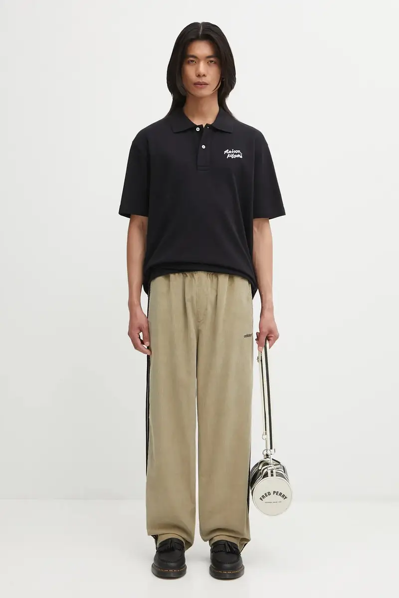 pantaloni in cotone Cord Pant uomo colore grigio KA0623 miniatura 5