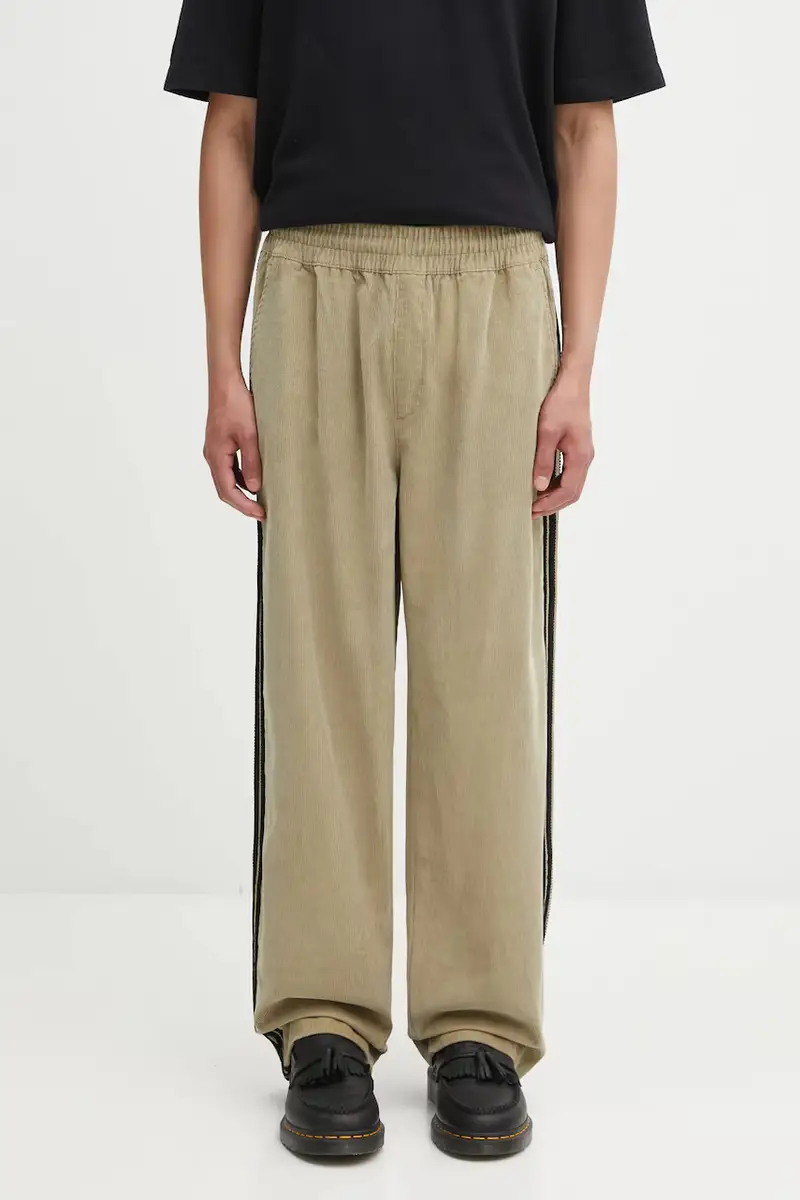 pantaloni in cotone Cord Pant uomo colore grigio KA0623