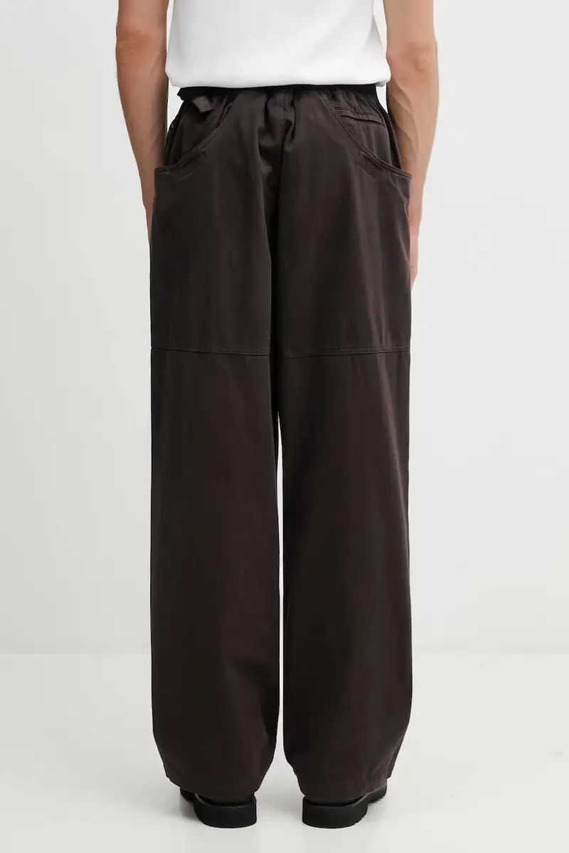 pantaloni in cotone Equipment Pants Marrone miniatura 3