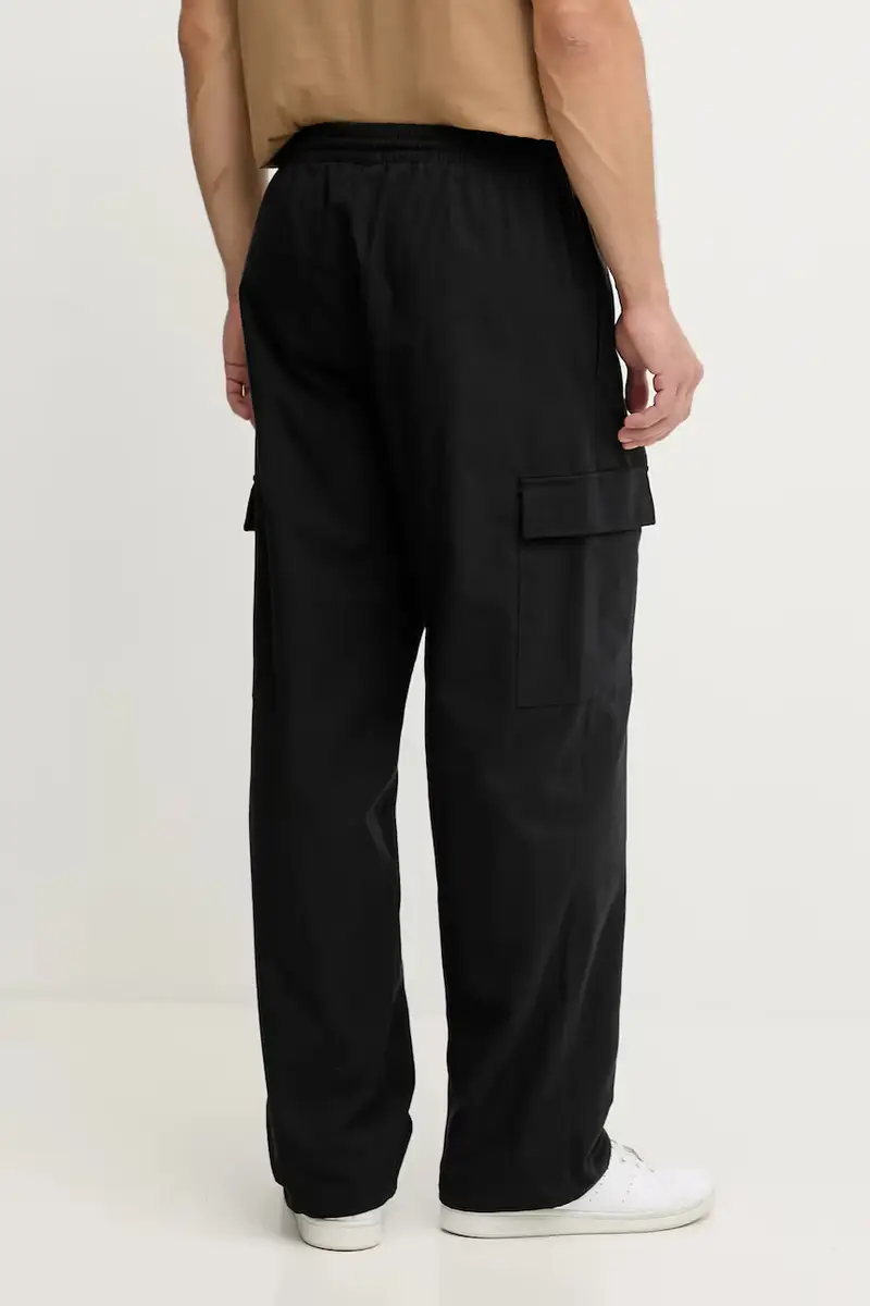 pantaloni in cotone Essentials uomo colore nero JX3913 miniatura 3