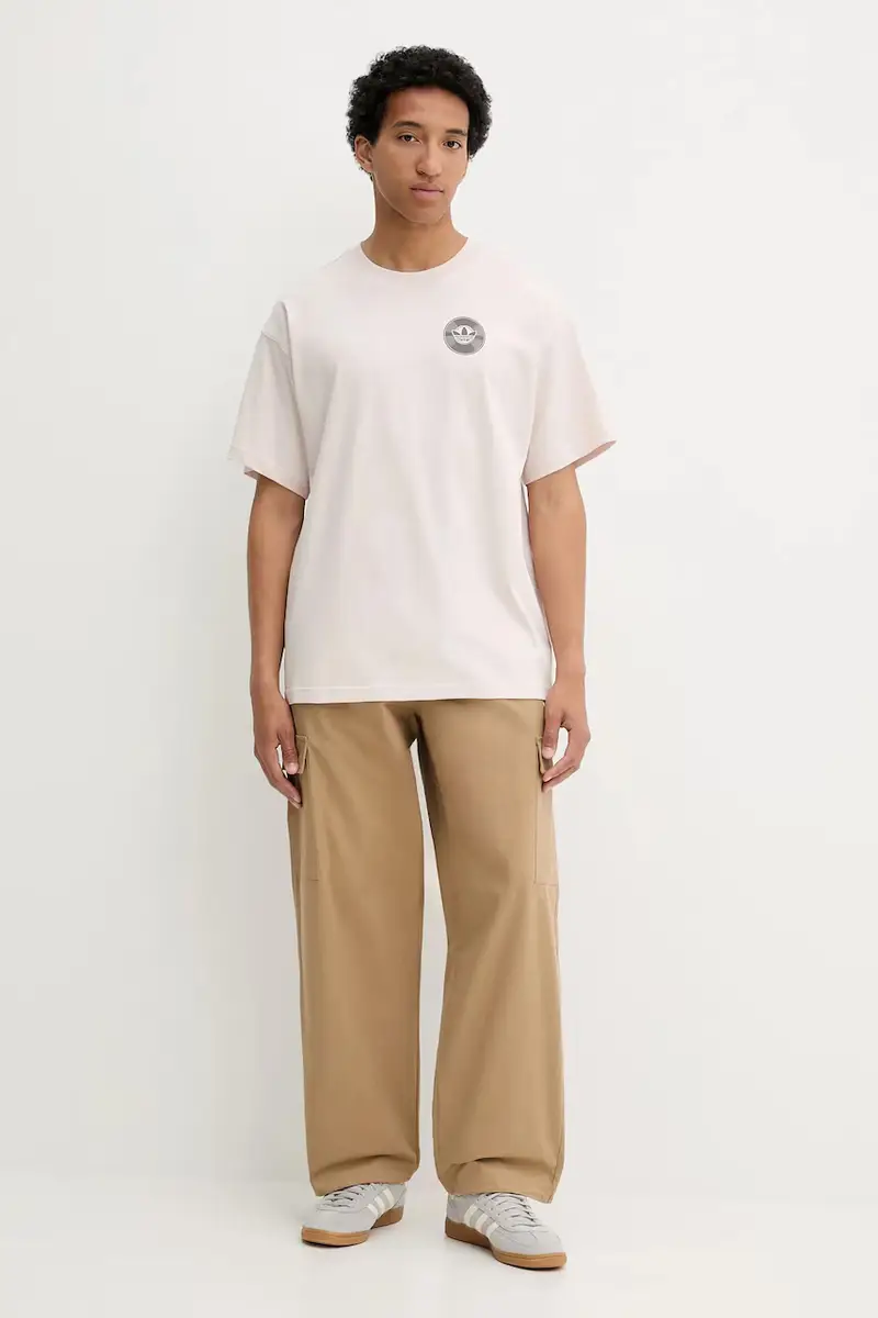 pantaloni in cotone Essentials uomo colore verde JX3912 miniatura 2